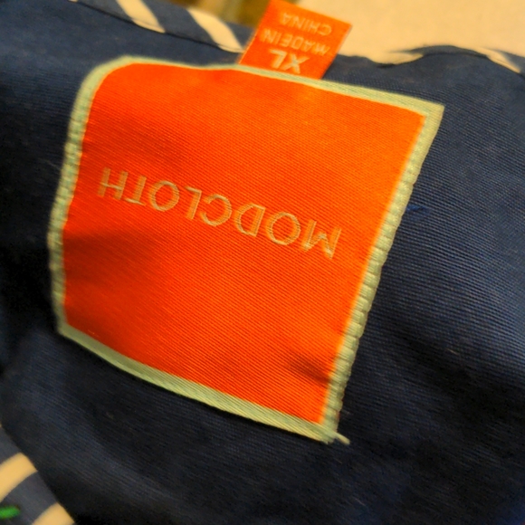 ModCloth Navy Blue Canvas Jacket - Picture 5 of 6